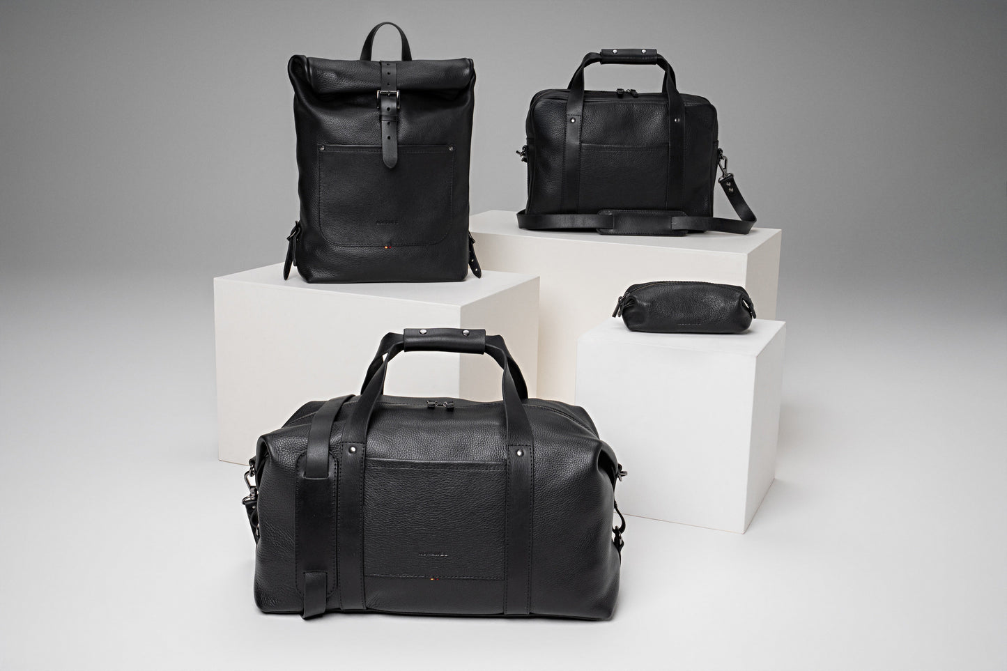 Legacy four-piece leather bundle in Coal