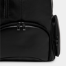Close-up of the front pocket zippers on the Nordweg Gramado Laptop Backpack in Black.