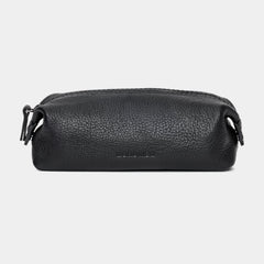 Nordweg Legacy Organizer in Coal, front view showing the leather texture and Nordweg wordmark.