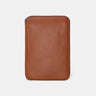 Caramel removable laptop sleeve for the Nordweg Nomad leather laptop backpack