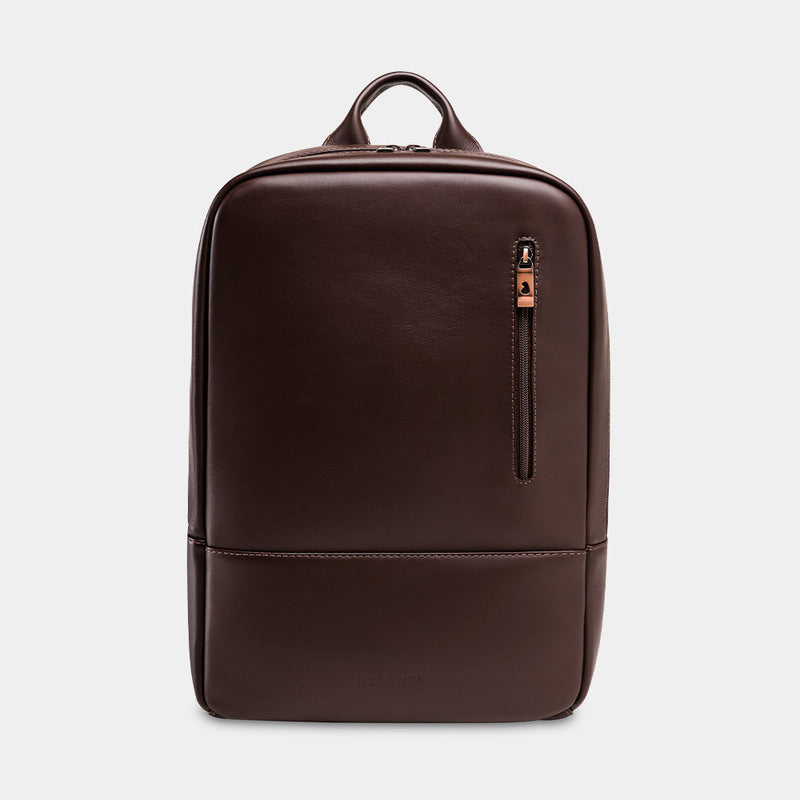 Nomad Leather Laptop Backpack - Coffee