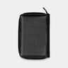Nordweg Nomad leather passport wallet in black, back view