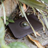 Nordweg NW041I Marco leather AirTag wallet in Coffee, outdoor product detail, SKU NW041I.IC.XA, GTIN 7898571000320
