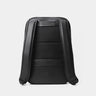 Black Slim Workplace backpack showing the padded mesh back panel and shoulder straps