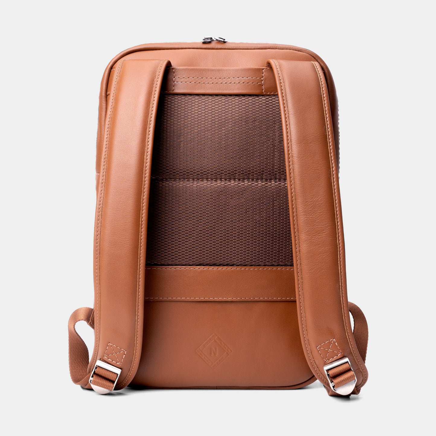 Slim Leather Laptop Backpack for Minimal Professionals