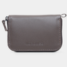 Coffee Nordweg Traveler Pro AirTag leather wallet, front view