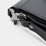 Black Nordweg Traveler Pro wallet wrist-strap clasp detail